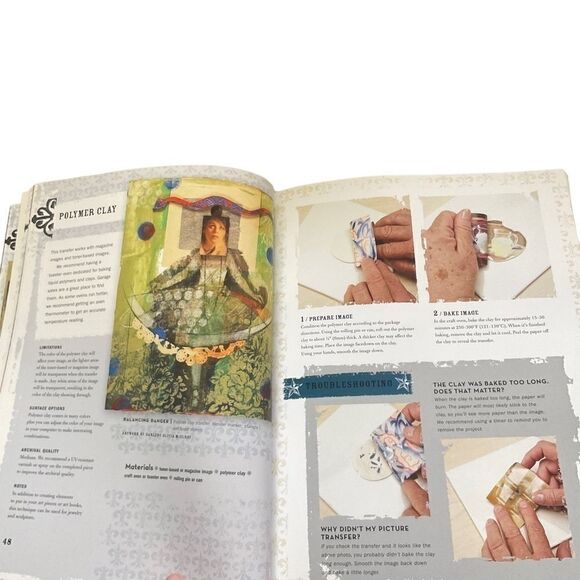 IMAGE Transfer Workshop Mixed Media Techniques Book - Picture 9 of 16